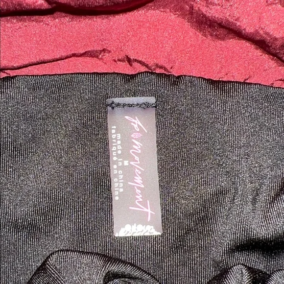 Free People Movement Burgundy Shorts - Picture 4 of 6